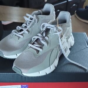 Reebok Gray Mesh Sneakers